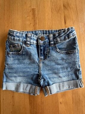 WONDER NATION RAINBOW JEAN SHORTS